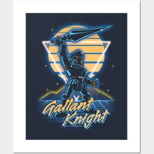 Retro Gallant Knight Posters and Art